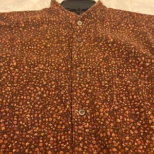 Velvety men’s button up shirt by Zegna